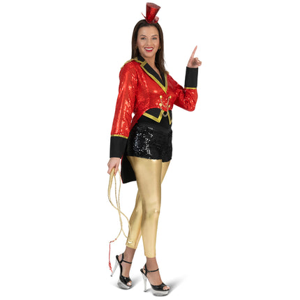 Funny Fashion Dompteuse glitter pak dames