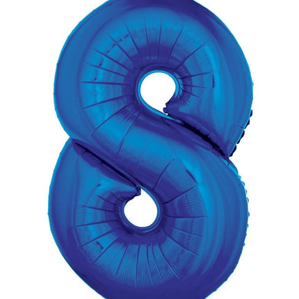 Funny Fashion Folieballon 102 cm blauw