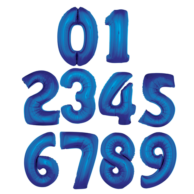 Funny Fashion Folieballon 102 cm blauw