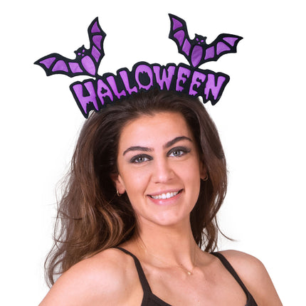 Funny Fashion Haarband diadeem Halloween vleermuis