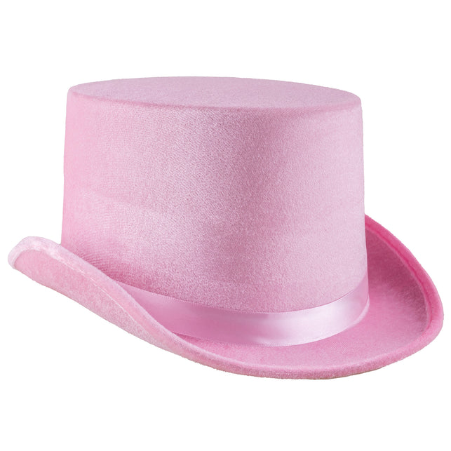 Funny Fashion Hoge hoed roze unisex