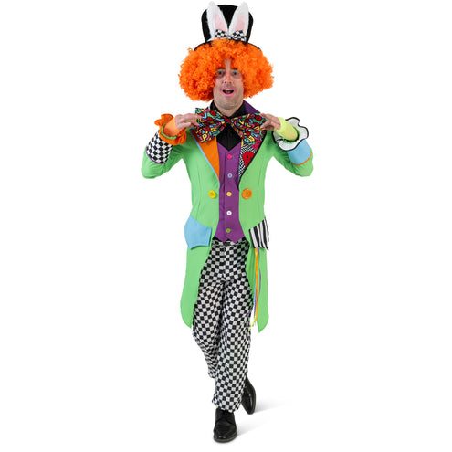 Funny Fashion Mad Hatter slipjas kleurrijk