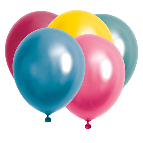 Funny Fashion Metallic gekleurde ballonnen 40st