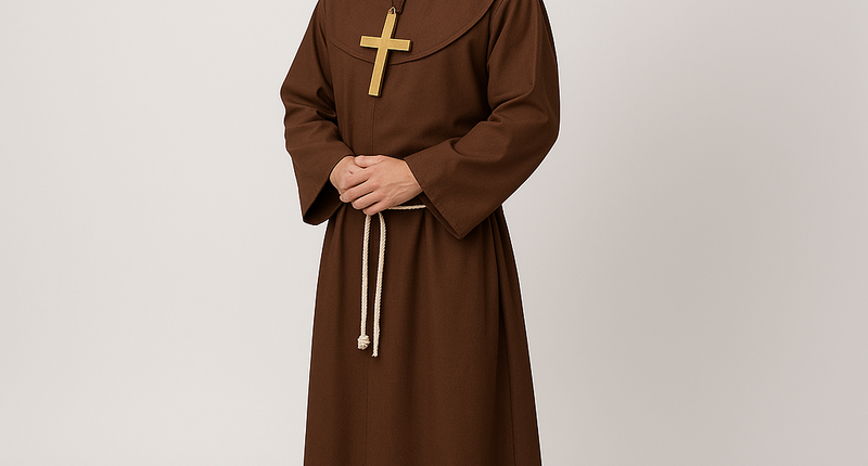 Funny Fashion Monnik kostuum bruin