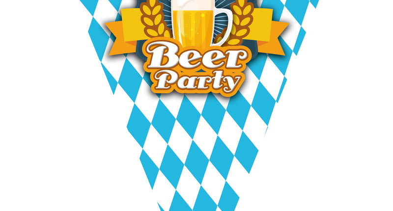 Funny Fashion Oktoberfeest vlaggenlijntjes lengte 5 meter