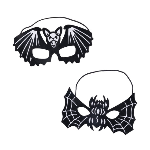 Funny Fashion Oogmasker vleermuis of spin