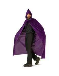Funny Fashion Paarse cape velours