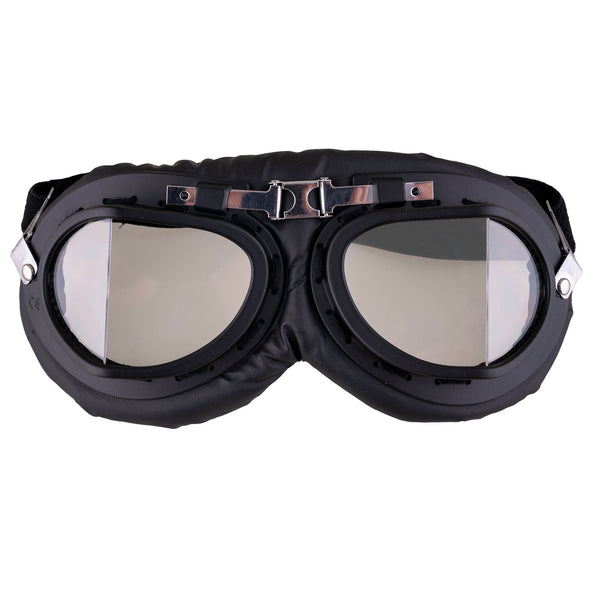 Funny Fashion Pilotenbril zwart retro vliegenier