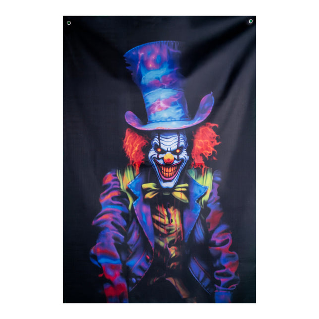 Funny Fashion Raamdecoratie clown