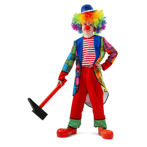 Funny Fashion Regenboog Clowns pak kind  Ritchie