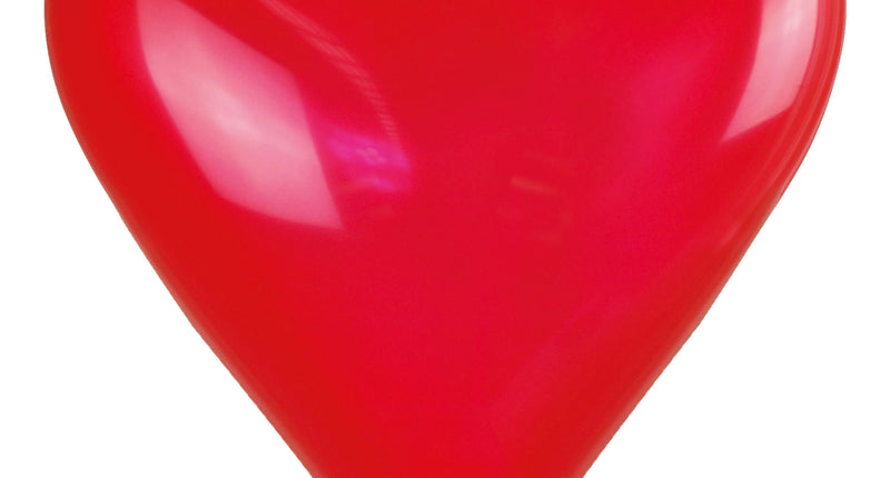 Funny Fashion Rode hart ballonnen 12st