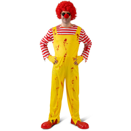 Funny Fashion Ronald clown geel Donaldo heren