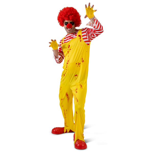 Funny Fashion Ronald clown geel Donaldo heren