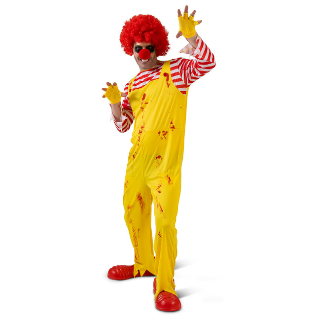 Funny Fashion Ronald clown geel Donaldo heren
