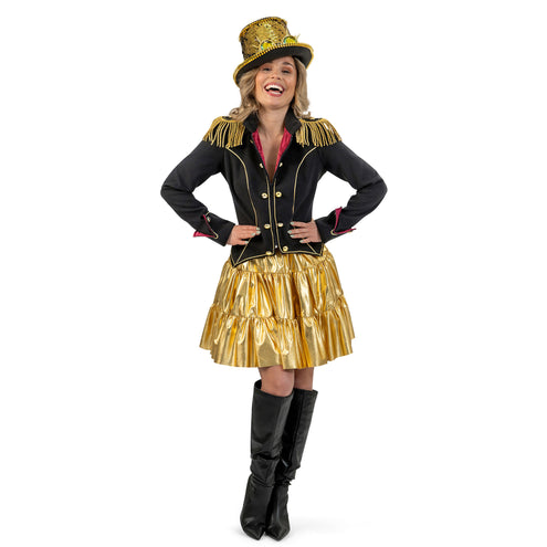 Funny Fashion Slipjas zwart/goud dames Sofia