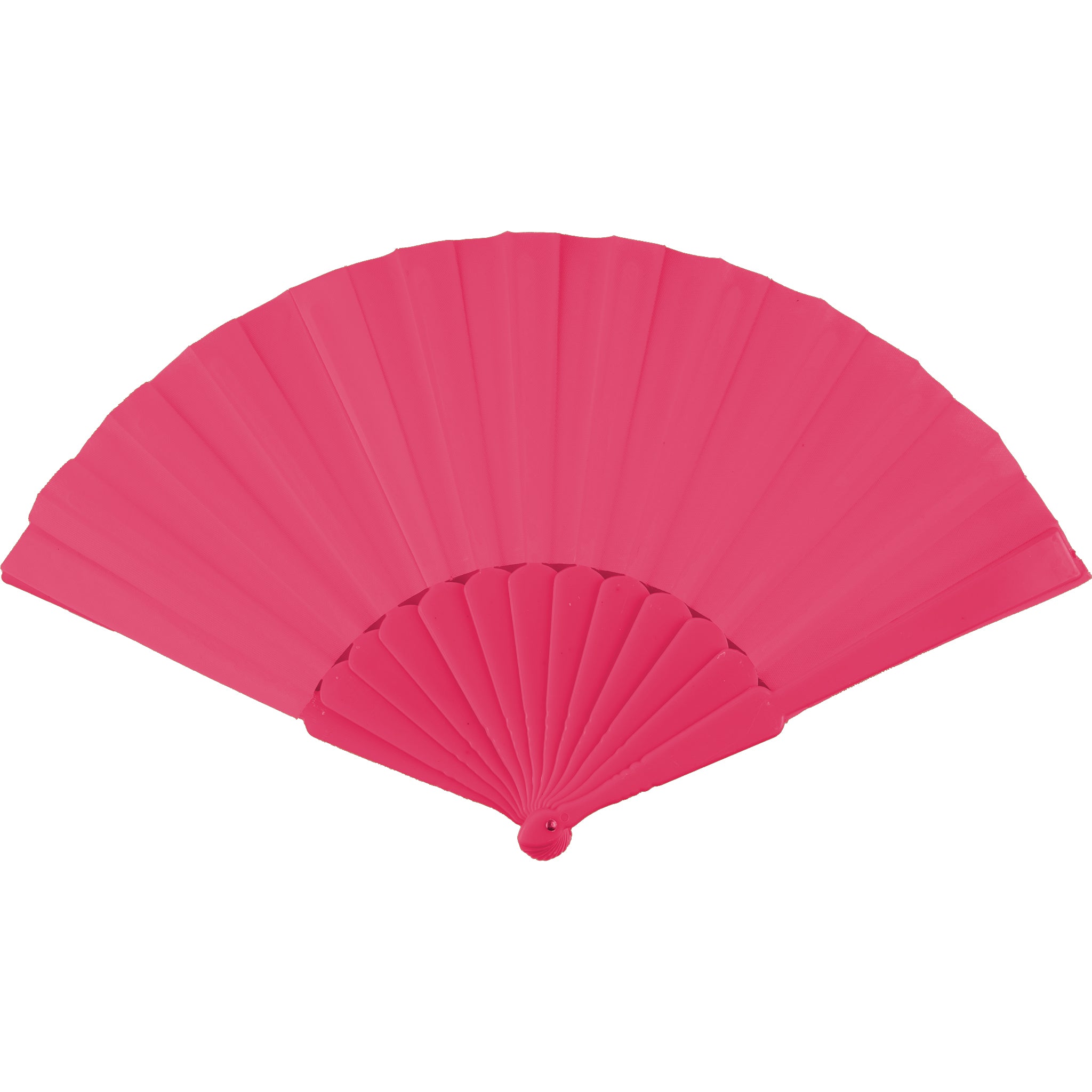 Handwaaier/spaanse waaier - wit - polyester - Verkoeling in de zomer Handwaaier/spaanse waaier - wit - polyester - Verkoeling in de zomer