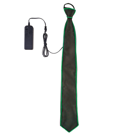 Funny Fashion Stropdas met licht groen