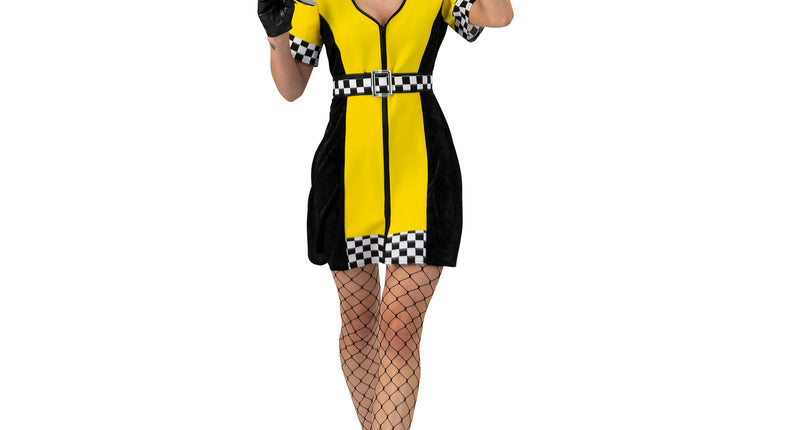 Funny Fashion Taxi chauffeur jurk Tessa