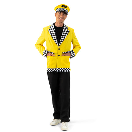 Funny Fashion Taxi chauffeursjas geel heren Tony