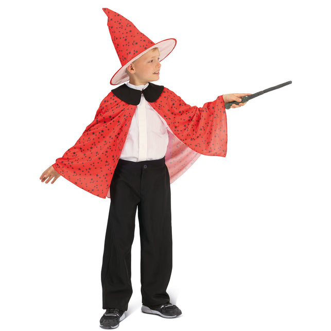 Funny Fashion Tovenaar cape kinderen