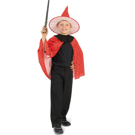 Funny Fashion Tovenaar cape kinderen