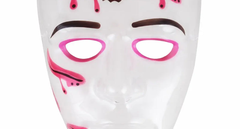 Funny Fashion Transparant masker griezel