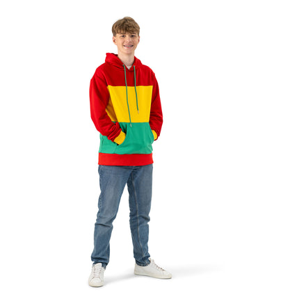 Funny Fashion Trui rood, geel, groen volwassenen