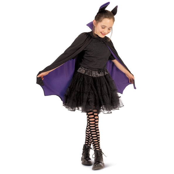 Funny Fashion Vleermuis cape kinderen