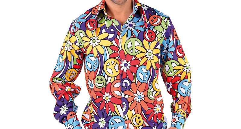 Magic by Freddy's Hippie overhemd blouse smileys