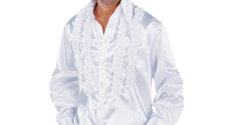 Magic by Freddy's Ruche blouse overhemd wit heren