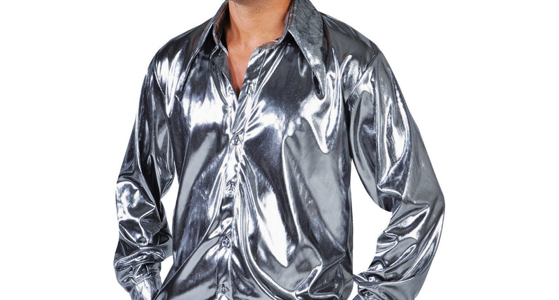 Magic by Freddy's Zilveren overhemd blouse heren