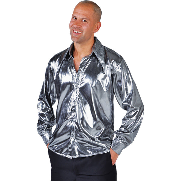 Disco-overhemd voor heren uit de jaren 70 - Overhemd met lange mouwen