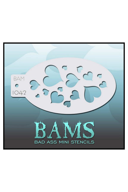 PartyXplosion Bad Ass BAM Schmink sjabloon 1042