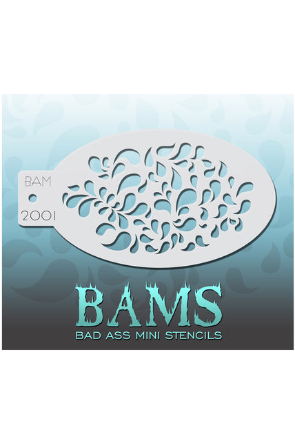 PartyXplosion Bad Ass BAM Schmink sjabloon 2001