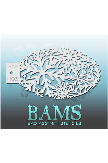 PartyXplosion Bad Ass BAM Schmink sjabloon H03