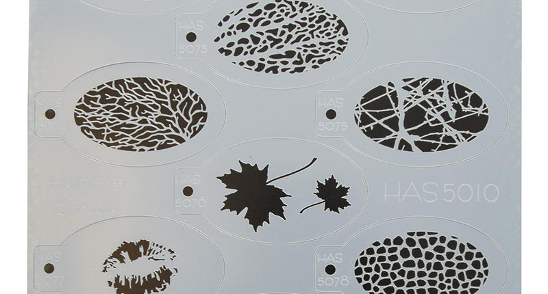 PartyXplosion Bad Ass Half Ass Schmink sjabloon Levend