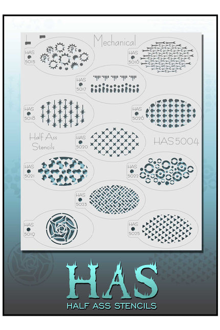 PartyXplosion Bad Ass HALF ASS stencil mechanisch