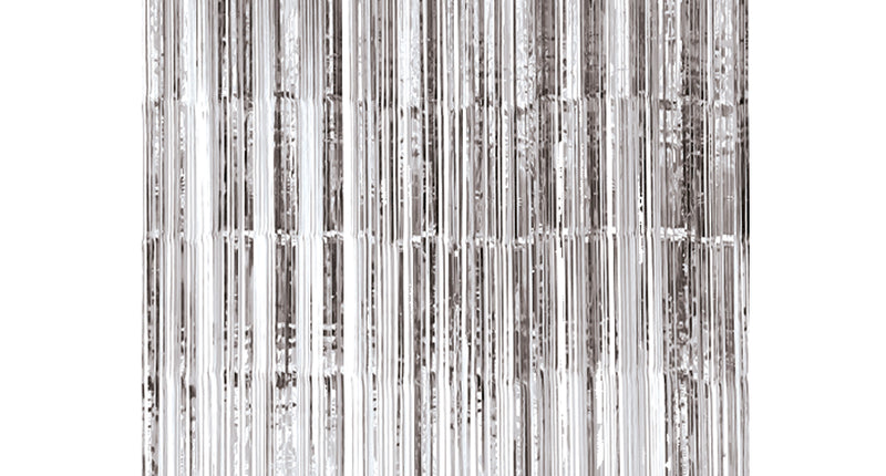 PartyXplosion Deurgordijn zilver