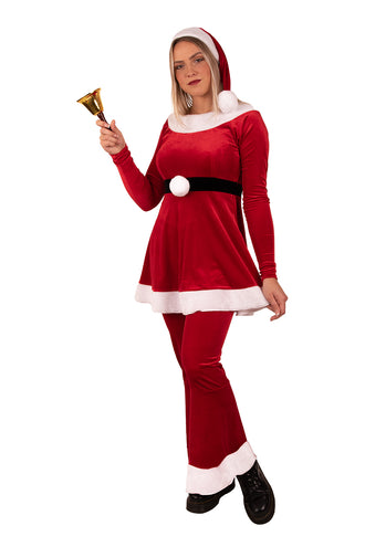 PartyXplosion Kerst dame lang luxe