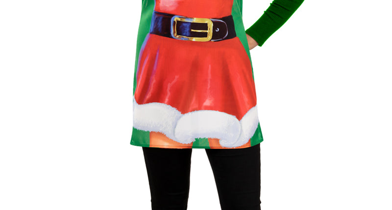 PartyXplosion Keukenschort Xmas Santa vrouw