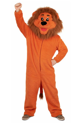 PartyXplosion Oranje leeuw mascotte pak Loekie