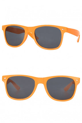PartyXplosion Oranje zonnebril bril Blues brother