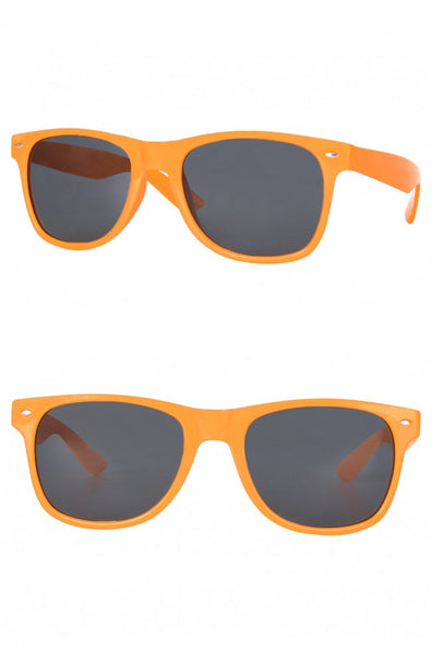 PartyXplosion Oranje zonnebril bril Blues brother