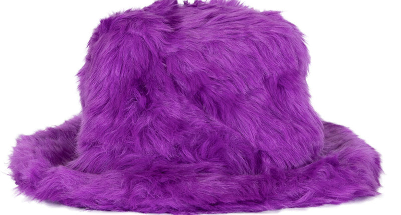 PartyXplosion Pluche vissershoed paars
