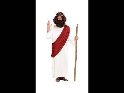 COSDREAMER Volwassen Halloween Jezus Kostuum Christus Saint gewaad Bijbelse religieuze sjaal sjaal taille touw fancy dress set (XL COSDREAMER Volwassen Halloween Jezus Kostuum Christus Saint gewaad Bijbelse religieuze sjaal sjaal taille touw fancy dress set (XL