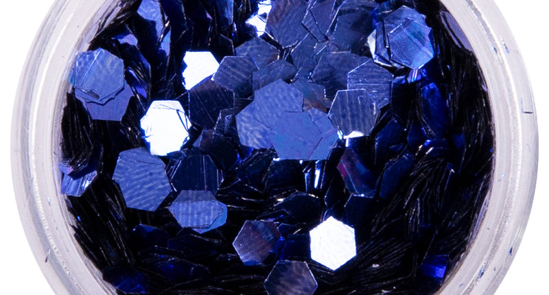 PXP Professional Colours PXP biologisch afbreekbare chunky glitter Sapphire Blue 2,5 gram