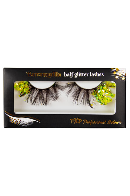 PXP Professional Colours PXP fluorescerende glitter wimpers Groen