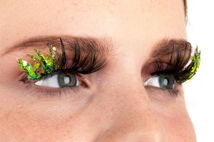 PXP Professional Colours PXP fluorescerende glitter wimpers Limoen