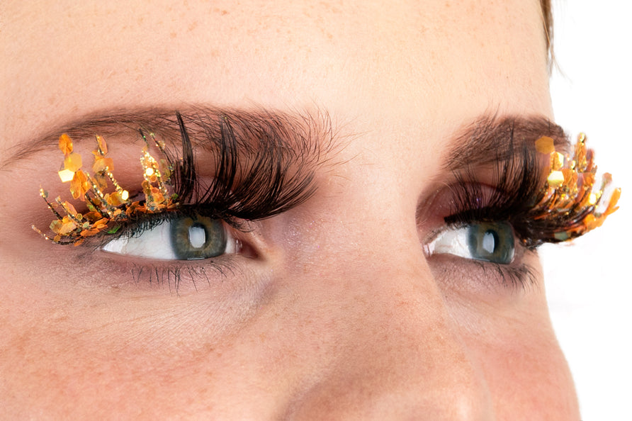 PXP Professional Colours PXP fluorescerende glitter wimpers Oranje