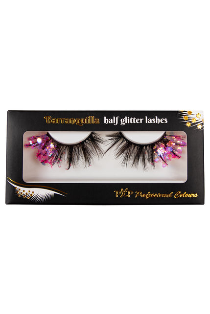 PXP Professional Colours PXP fluorescerende glitter wimpers roze